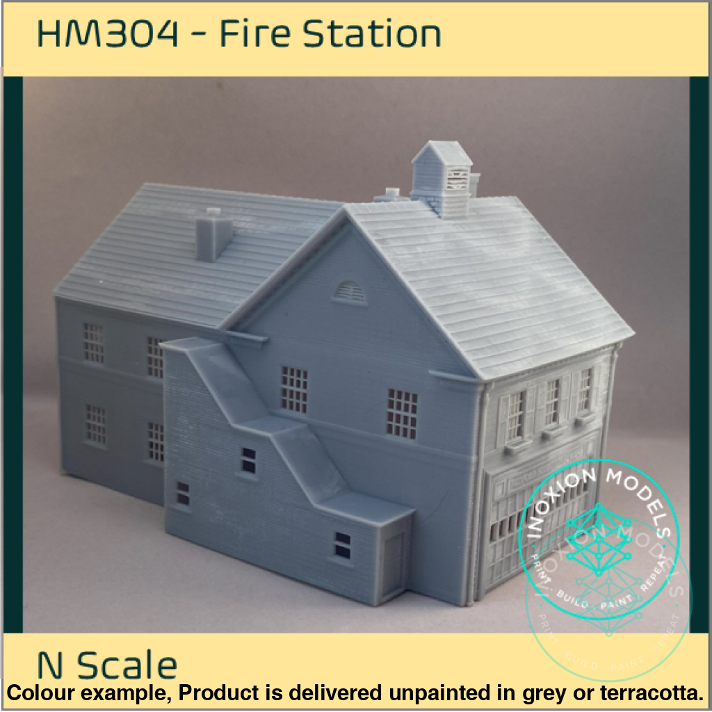 HM304 – Fire Station N Scale