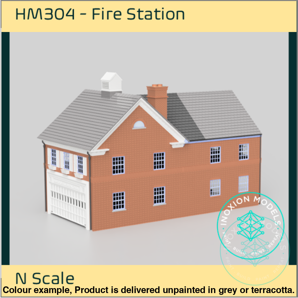 HM304 – Fire Station N Scale