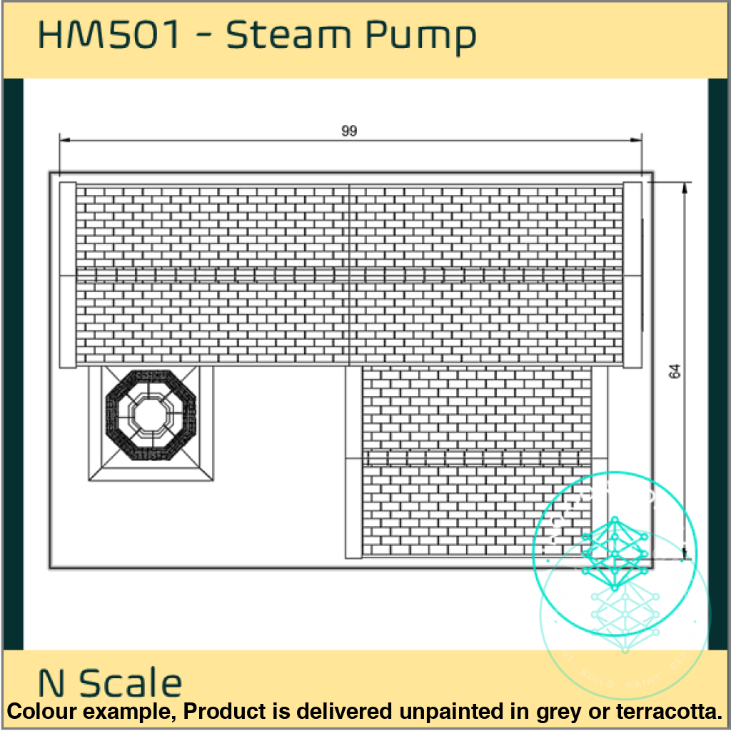 HM501 – Steam Pump House N Scale
