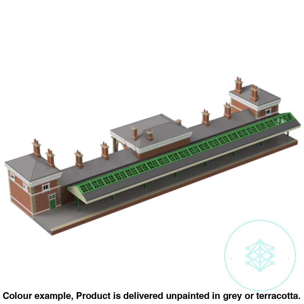 HM800B – Station Building Platform 1 N Scale