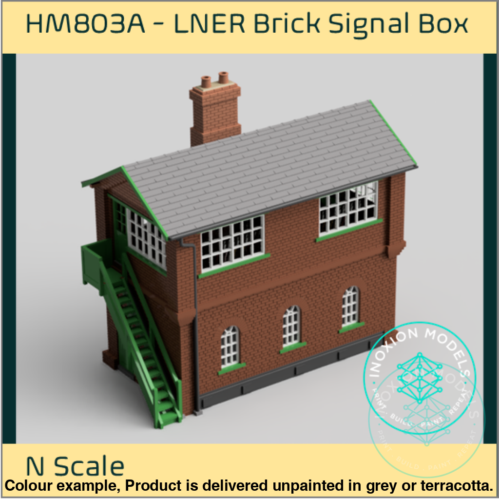 HM803A – LNER Brick Signal Box N Scale