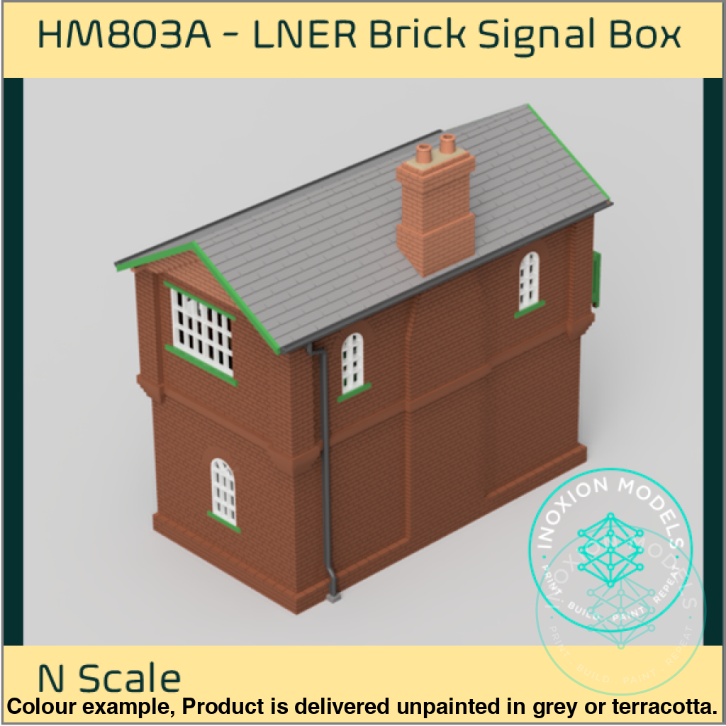 HM803A – LNER Brick Signal Box N Scale
