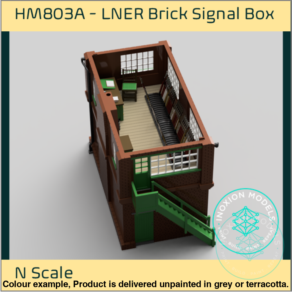 HM803A – LNER Brick Signal Box N Scale