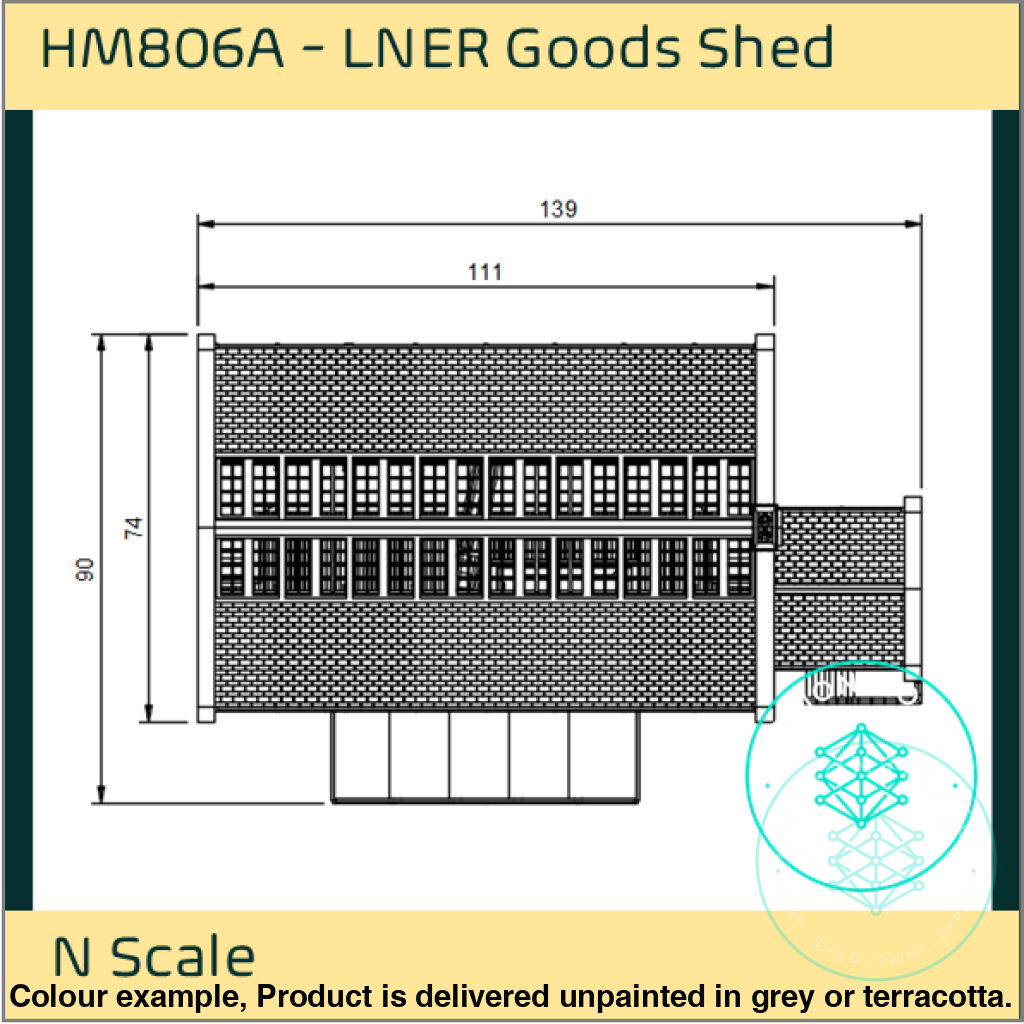 HM806A – LNER Goods Shed N Scale