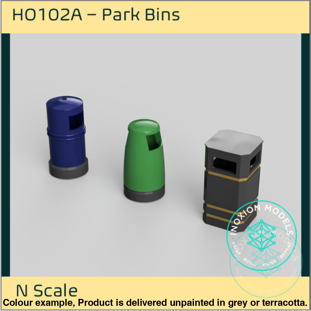 HO102A – Park Bins N Scale