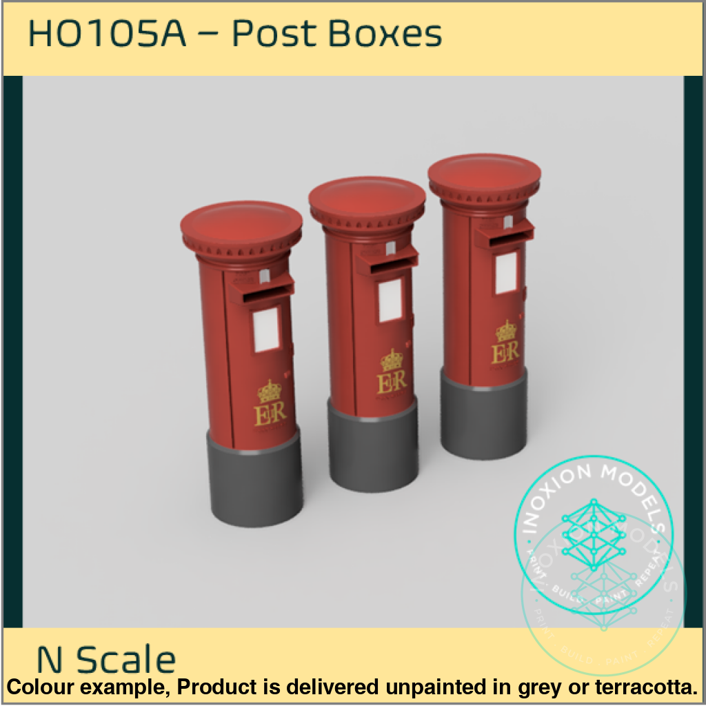 HO105A – Post Boxes N Scale