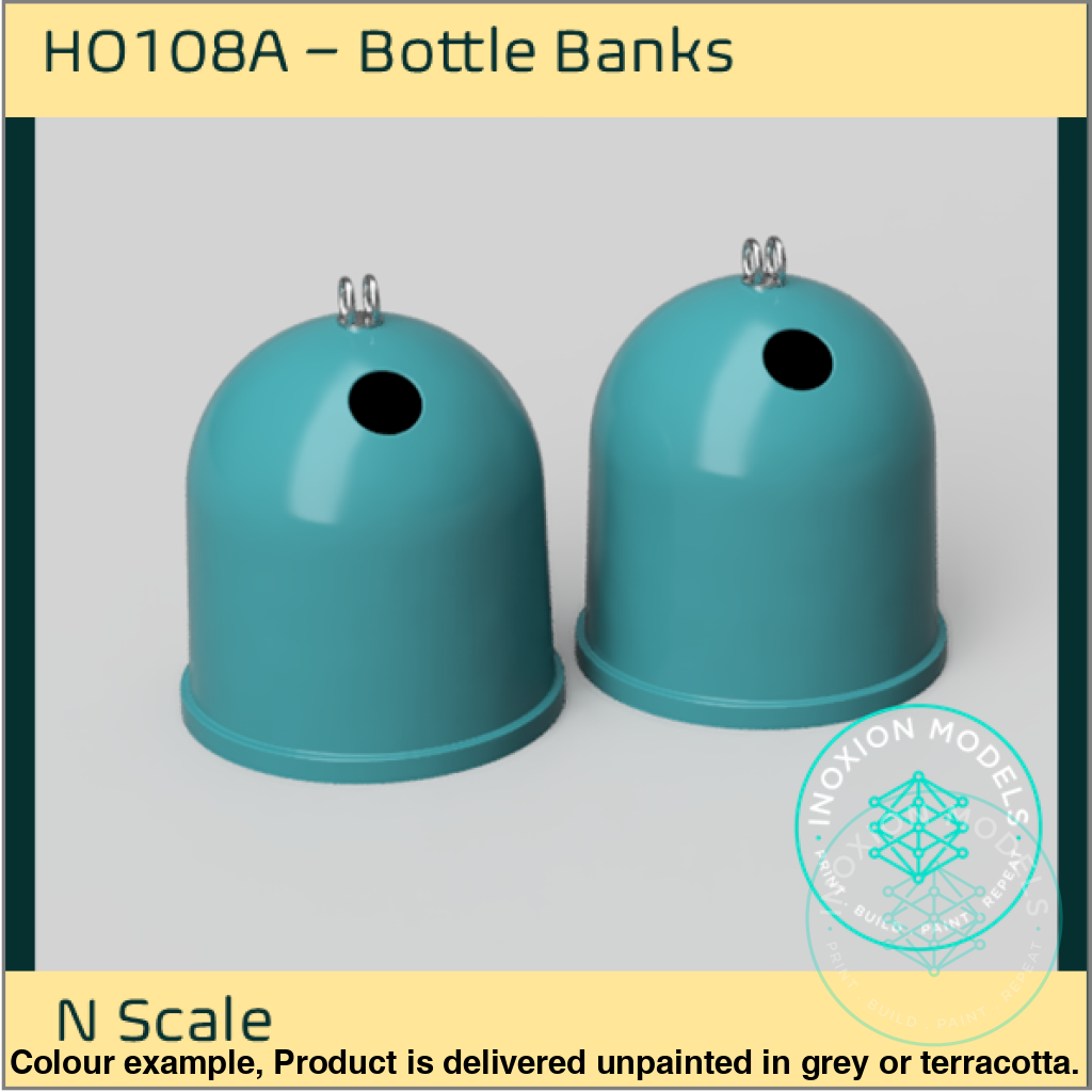 HO108A – Bottle Banks N Scale