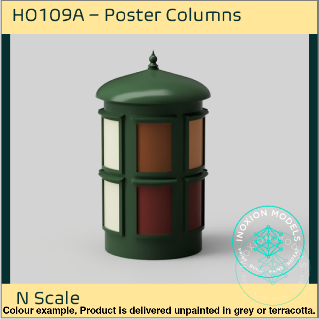 HO109A – Poster Columns N Scale