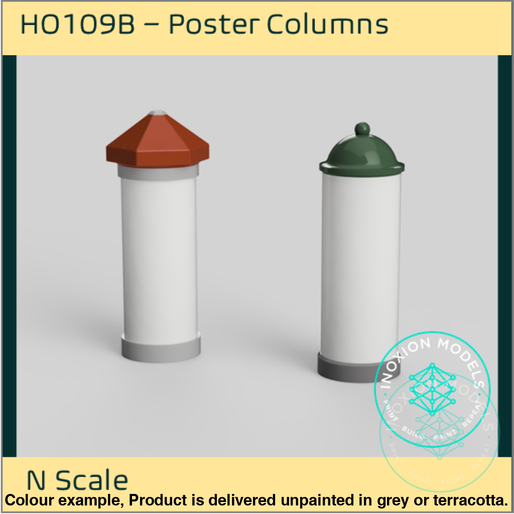HO109B – Poster Columns N Scale