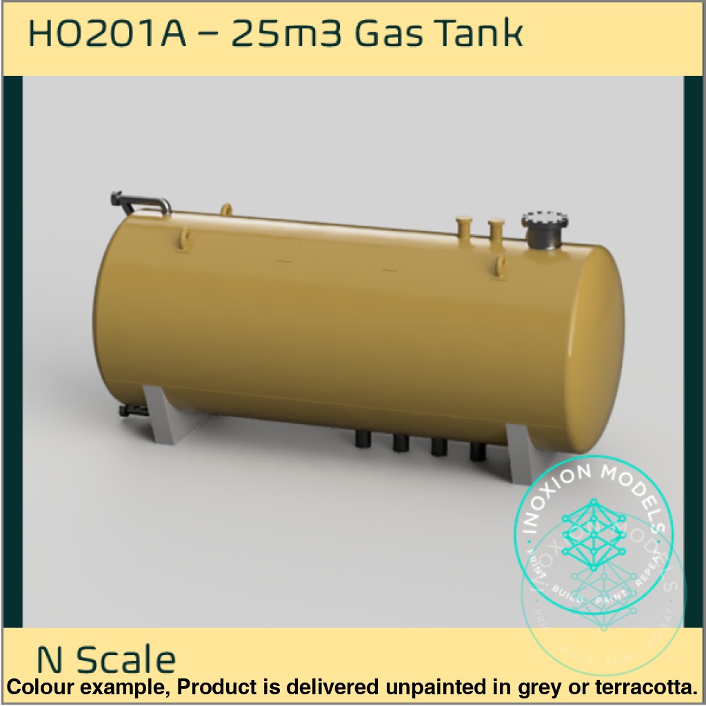 HO201A – 25m3 Gas Tank N Scale
