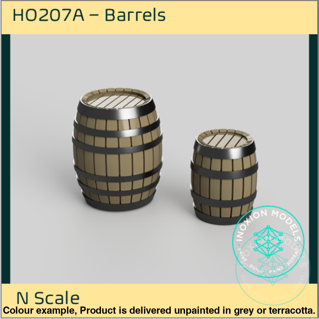 HO207A – Barrels N Scale