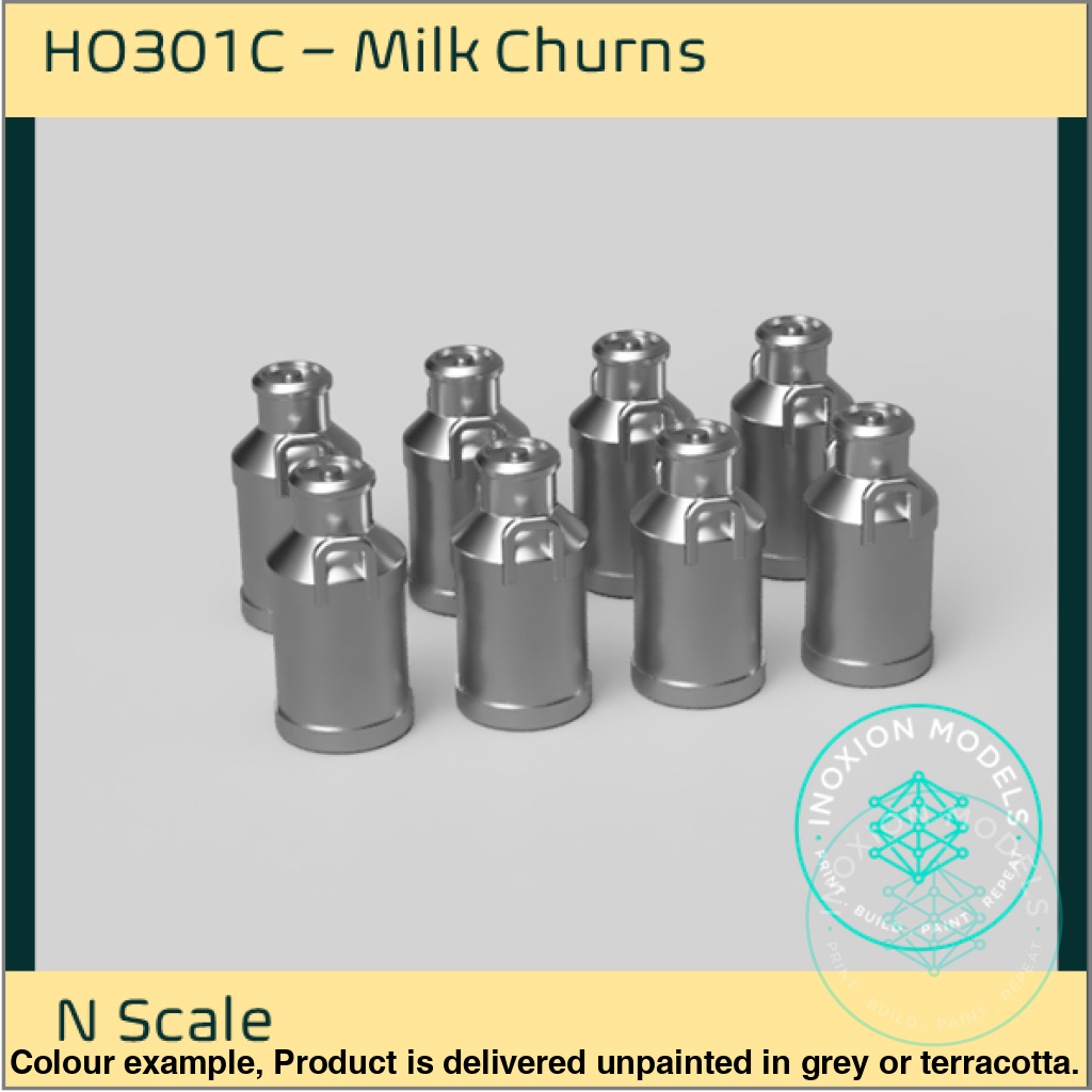 HO301C – Medium Milk Churns N Scale