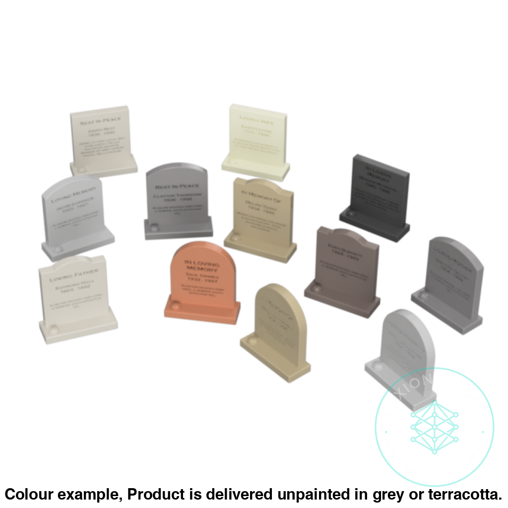 N Gauge (1:148) Gravestones and Monuments Collection