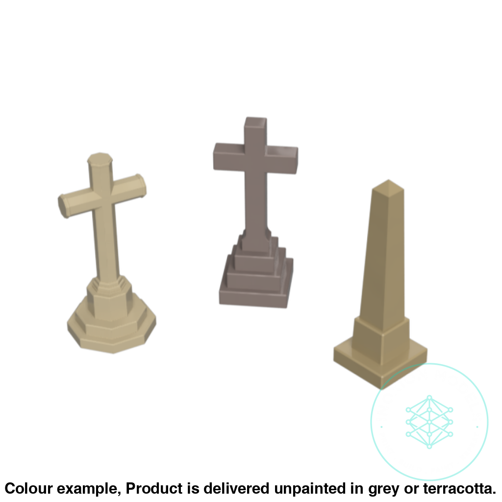 HO307D – Grave Monuments N Scale