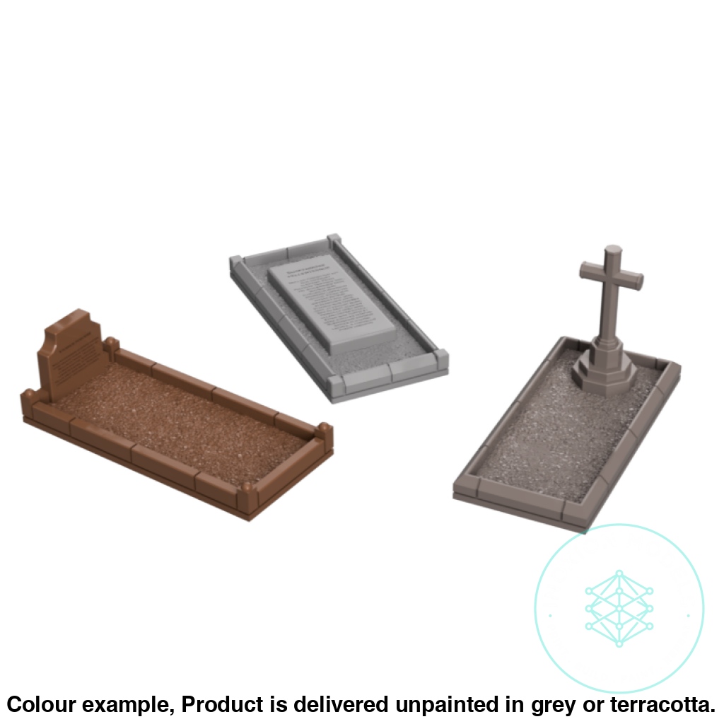 N Gauge (1:148) Gravestones and Monuments Collection