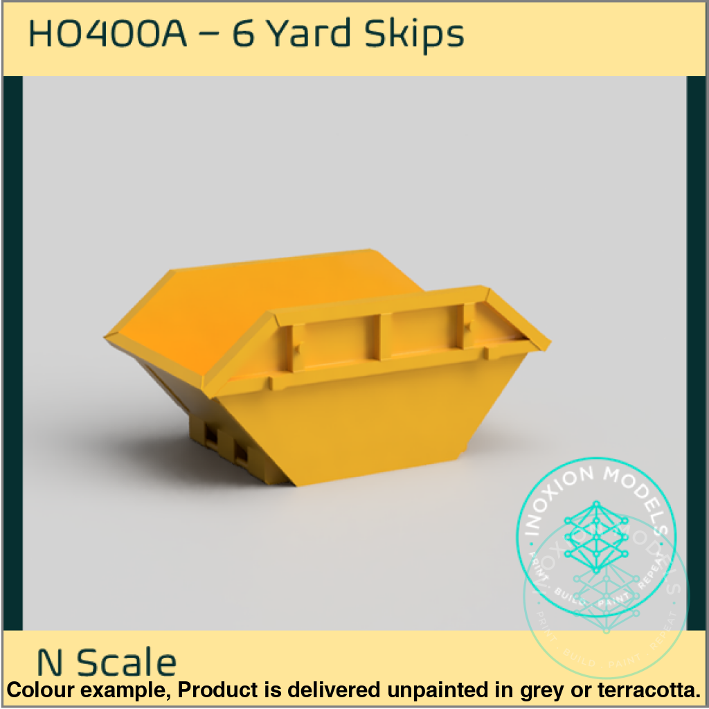 HO400A – 6 Yard Skip N Scale