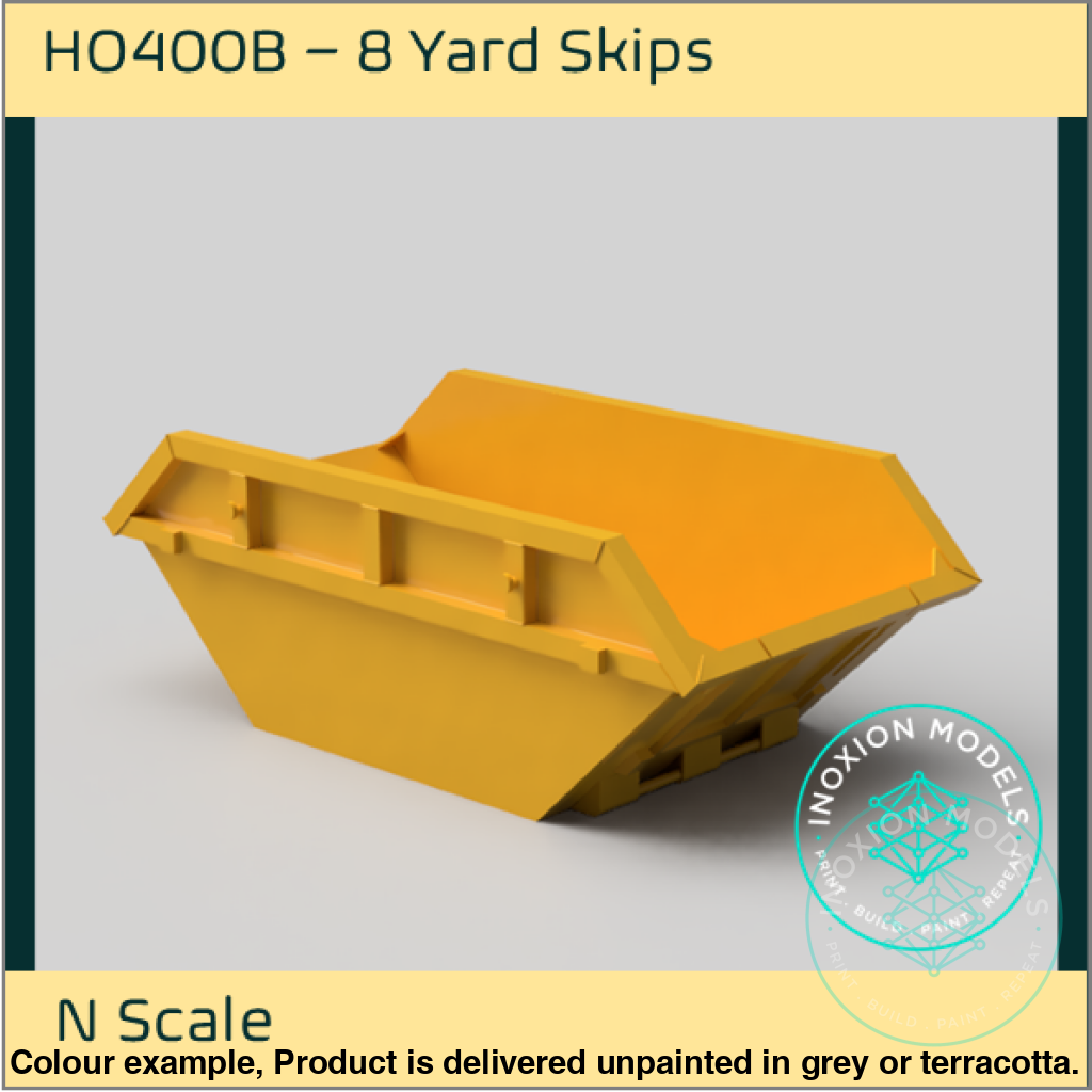 HO400B – 8 Yard Skip N Scale