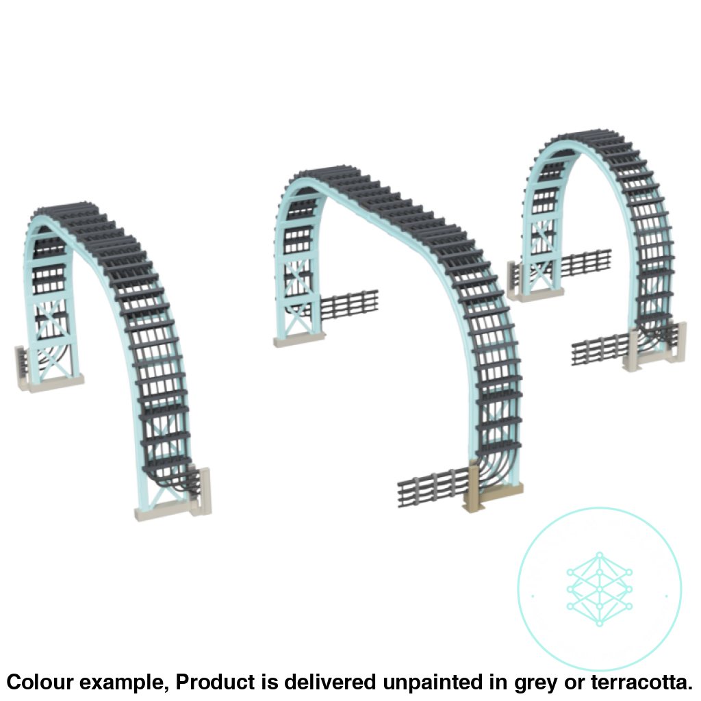 HO610C – London Underground Cables Gantries N Scale