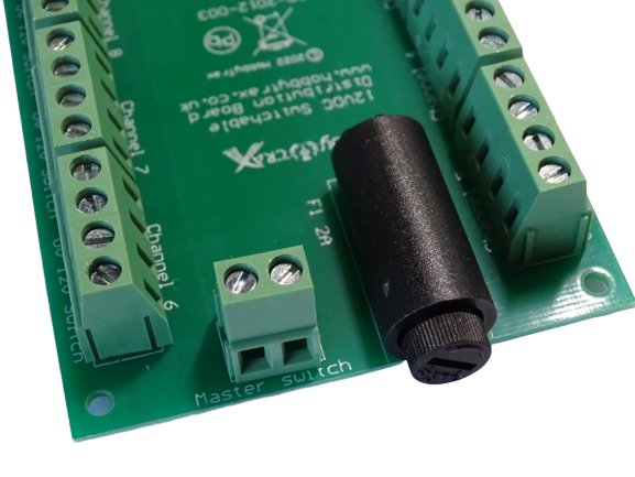 12V switchable power distribution board Mk 2