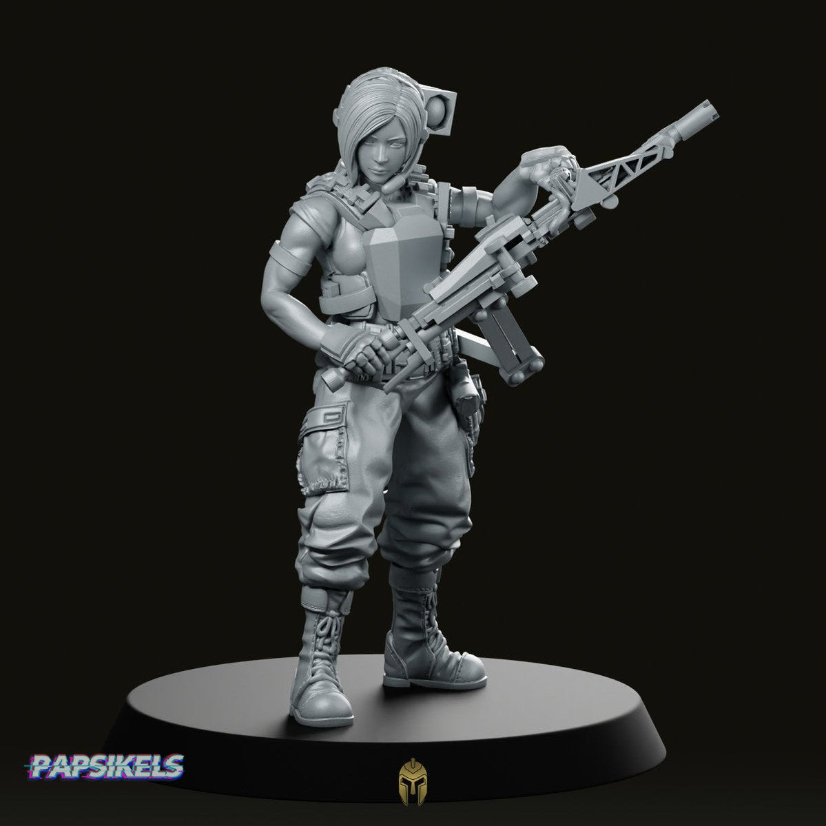 Human Colonial Marine Pvt Ayza Wong Miniature
