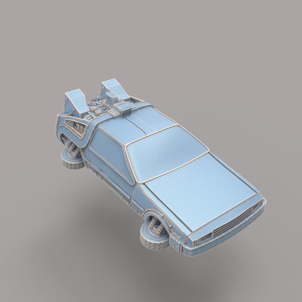 Iconic Cars of The 80's - Delorean - Flying