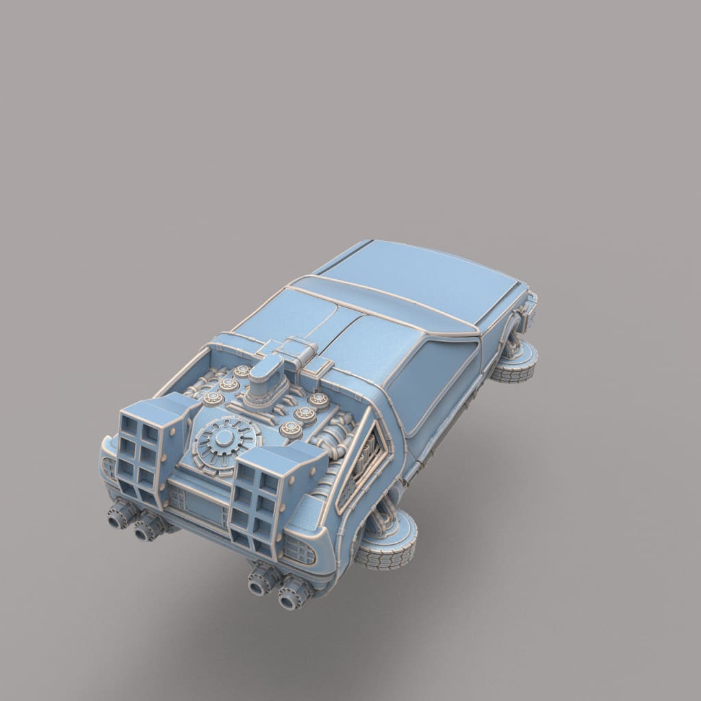 Iconic Cars of The 80's - Delorean - Flying