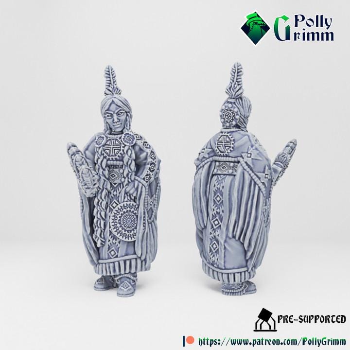 Wild West - Native American People Set 1 - 28mm / 32mm Figures