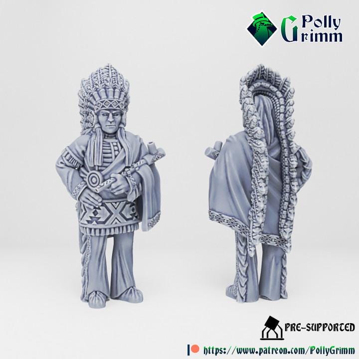 Wild West - Native American People Set 1 - 28mm / 32mm Figures