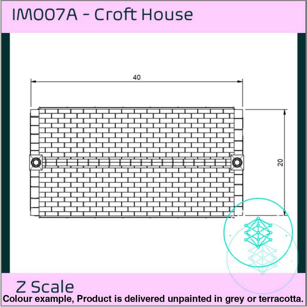 IM007A – Croft House Z Scale