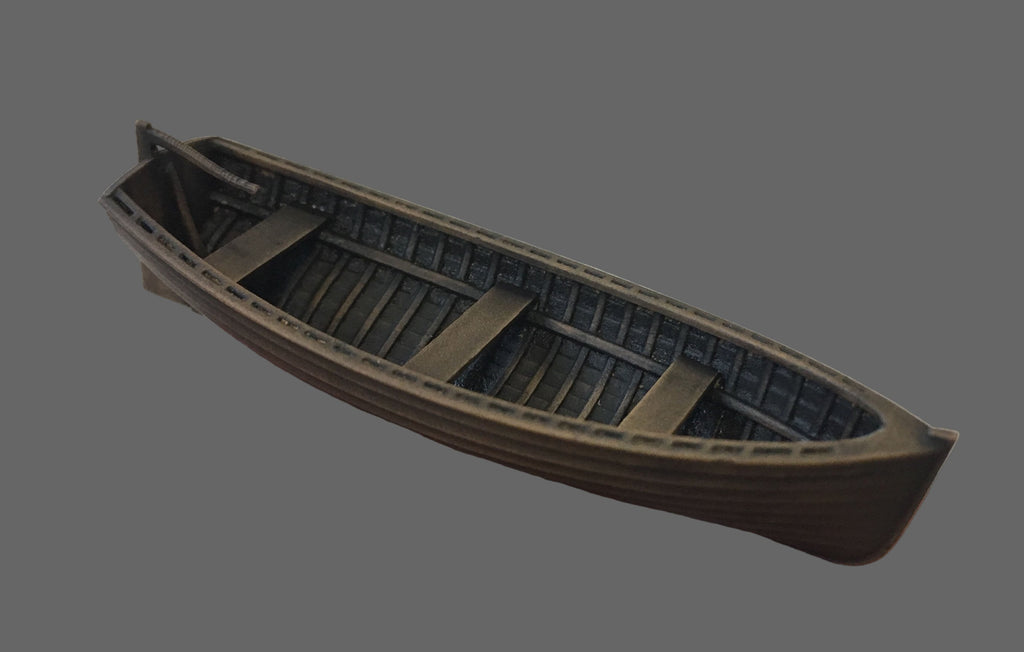 MM1326 Wooden Clinker Boat
