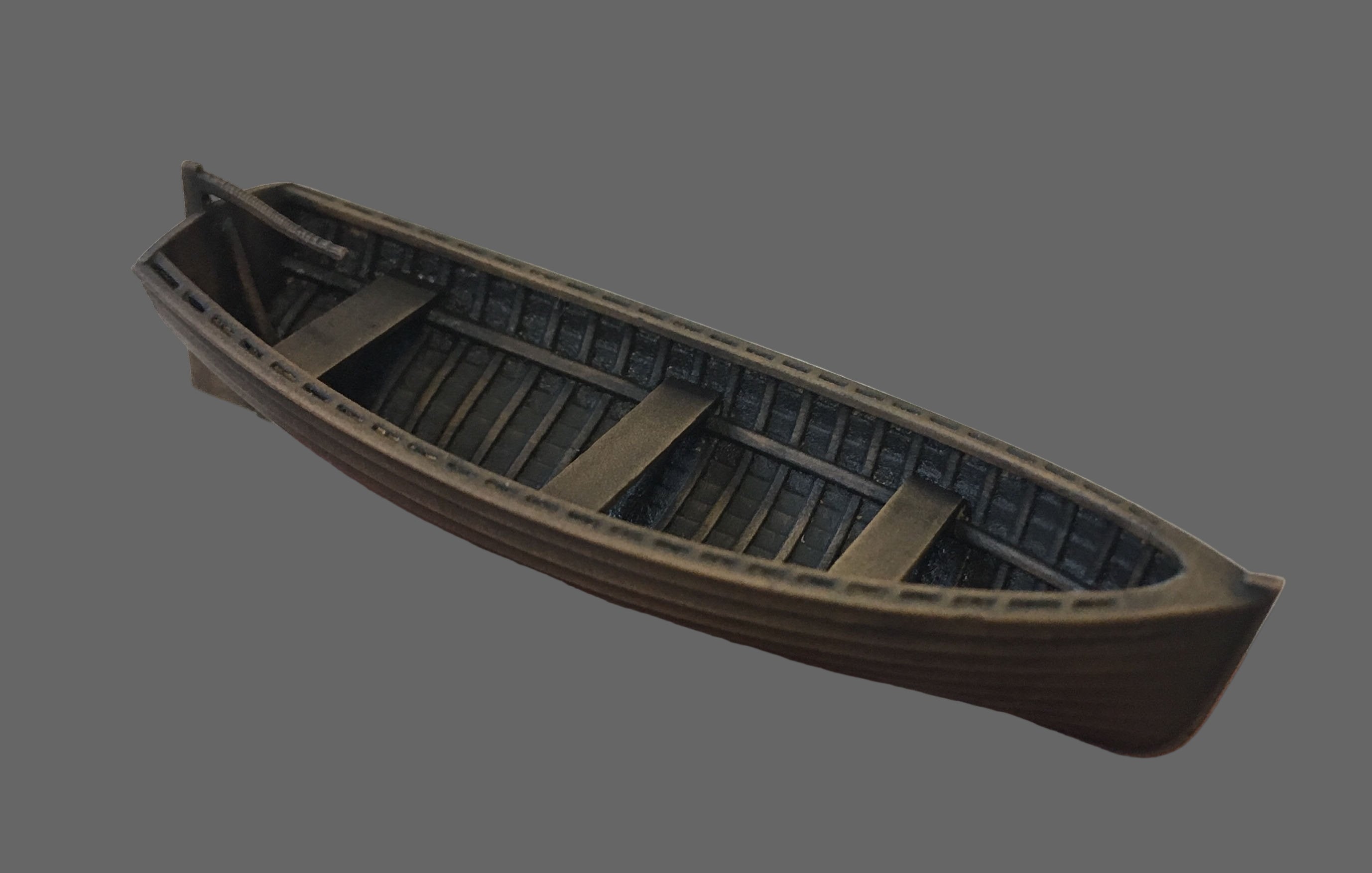 MM1326 Wooden Clinker Boat
