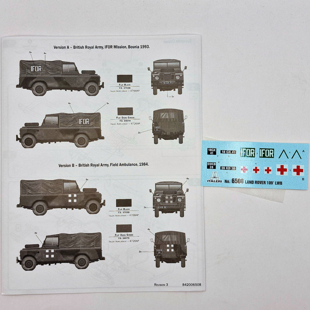 Italeri 1:35 Land Rover 109 LWB