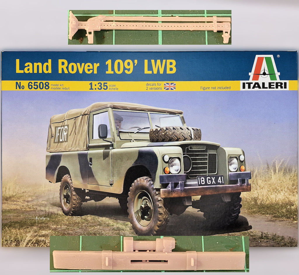 Italeri 1:35 Land Rover 109 LWB with off road accessories