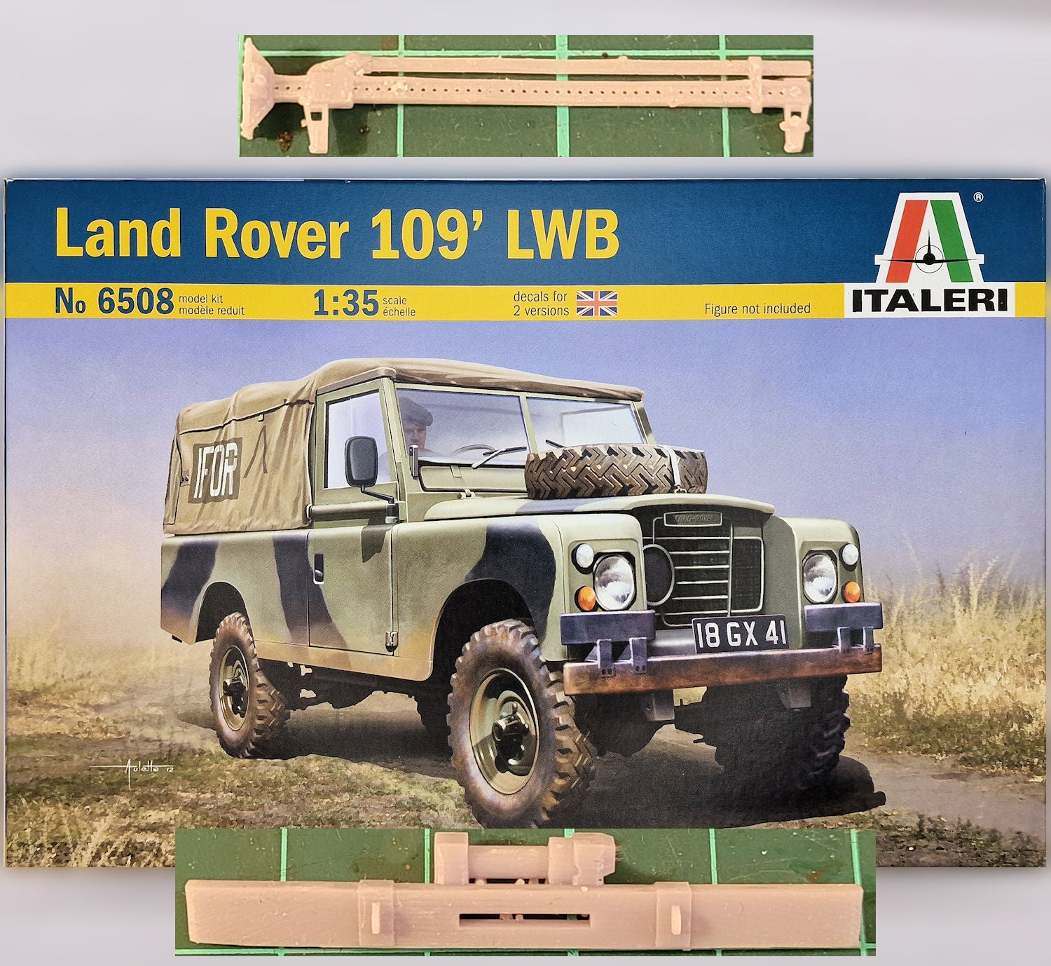 Italeri 1:35 Land Rover 109 LWB with off road accessories