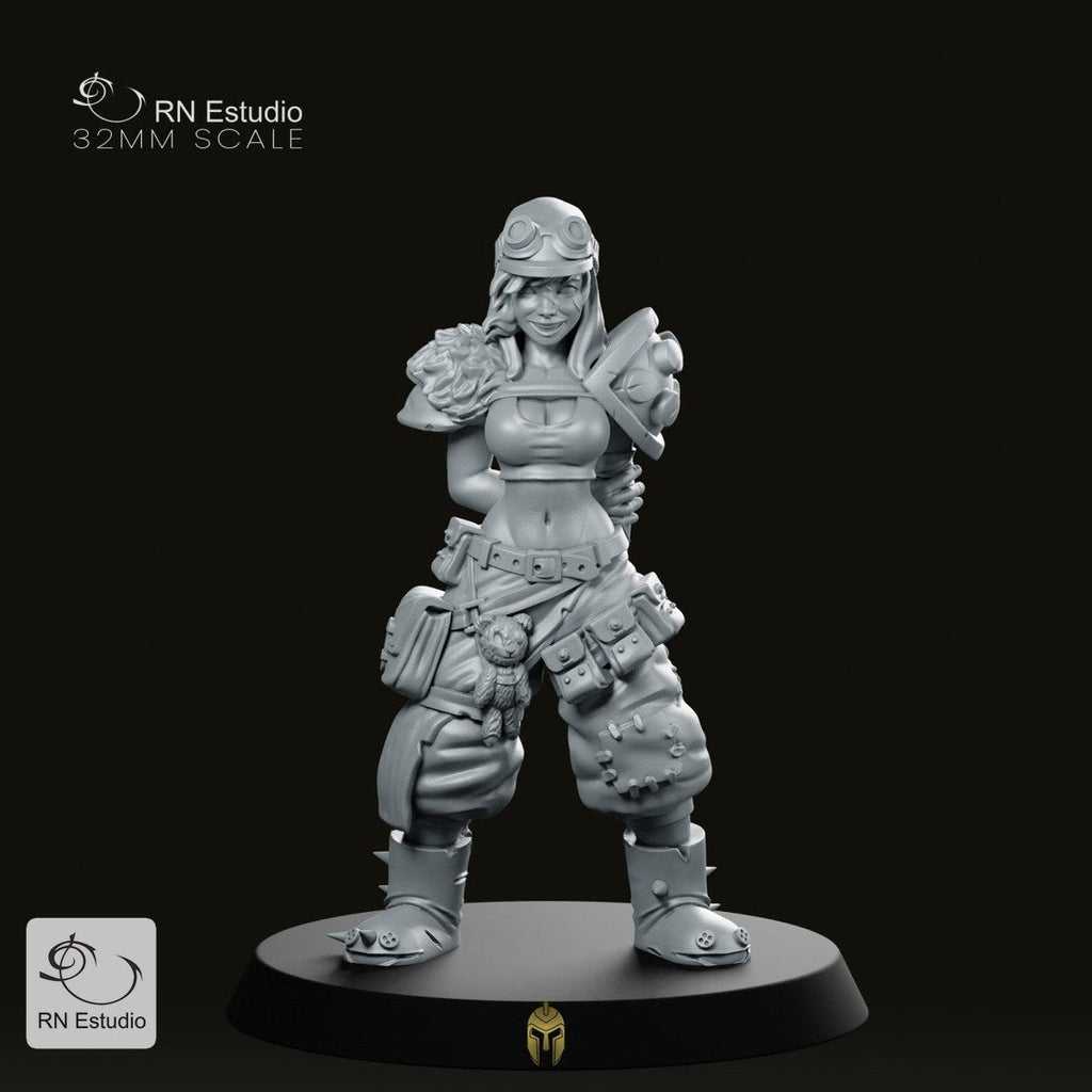 Junk Girl Scrapper Miniature