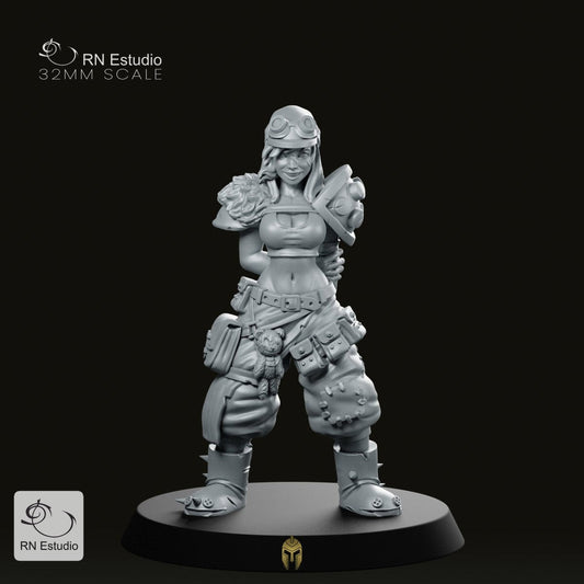 Junk Girl Scrapper Miniature