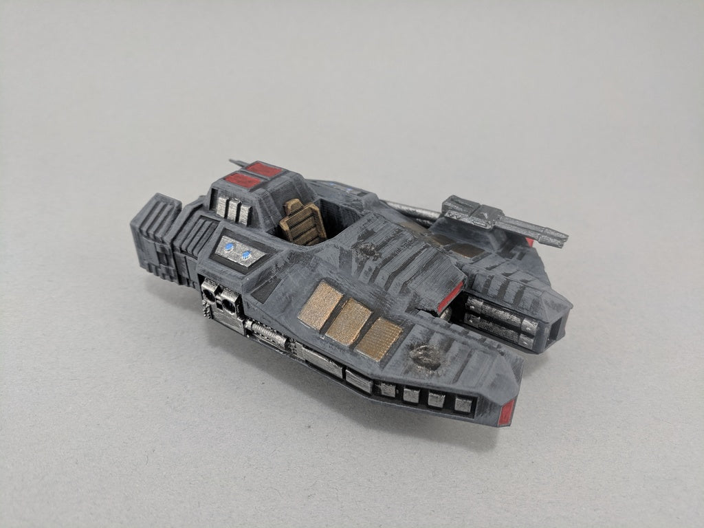 Sci-fi Armored Combat Speeder