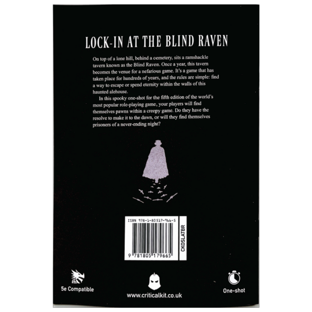 Lock-in at The Blind Raven - 5E DND one-shot
