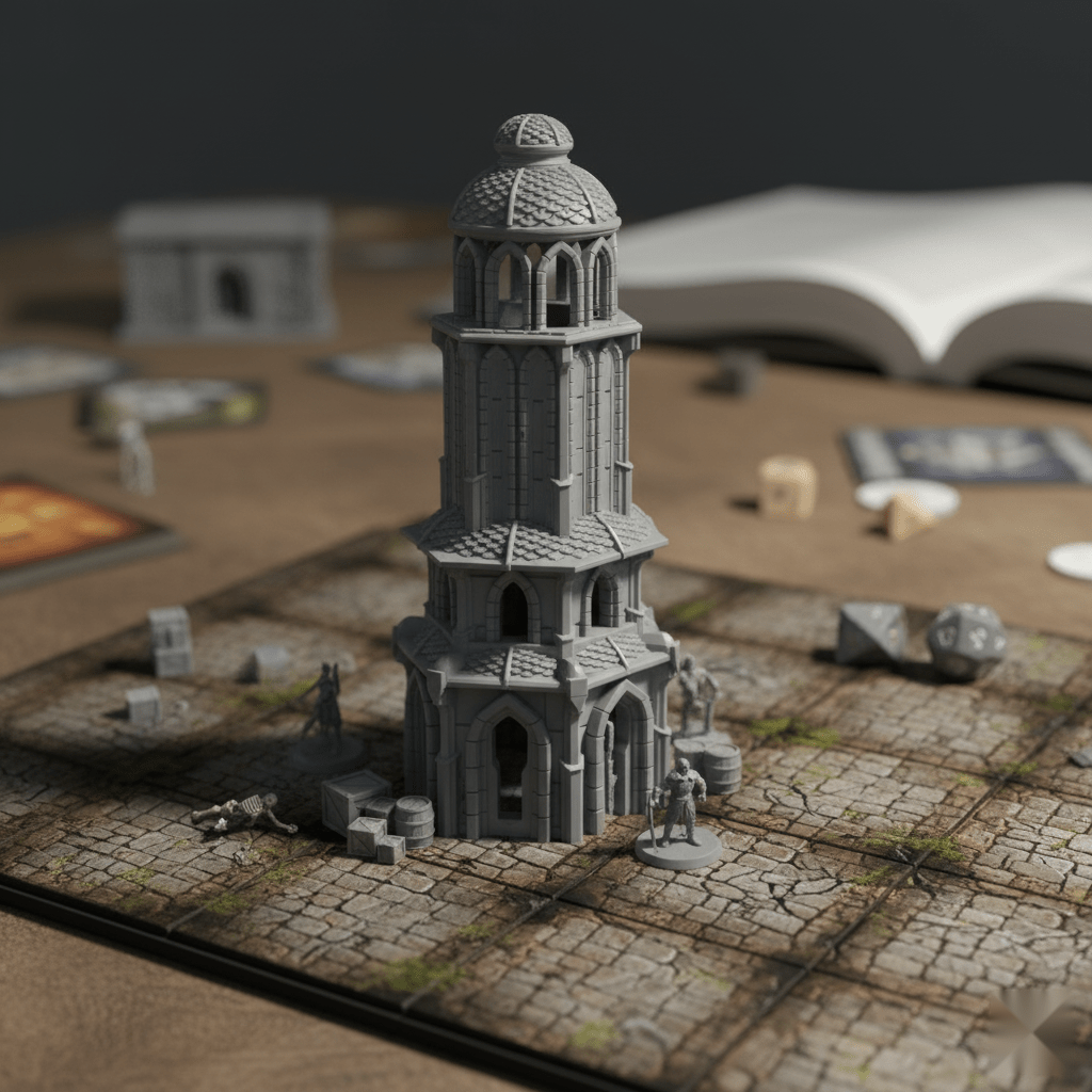 Lost City Tower 1 - 28mm DND/Wargame/RPG Terrain