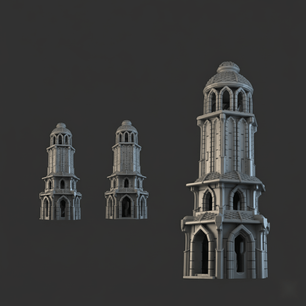 Lost City Tower 1 - 28mm DND/Wargame/RPG Terrain