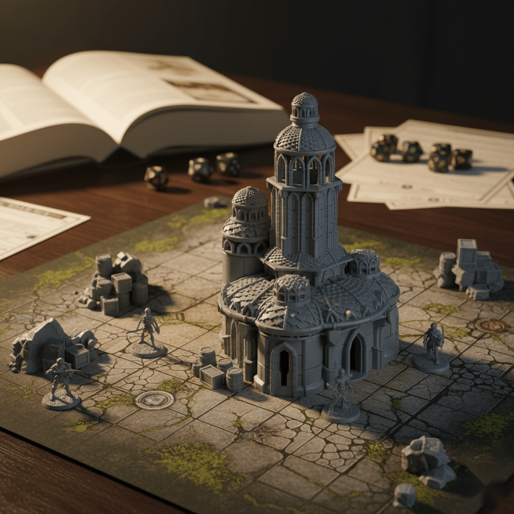 Lost City Tower 2 - 28mm DND/Wargame/RPG Terrain
