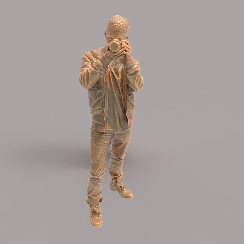 Male With Camera figure