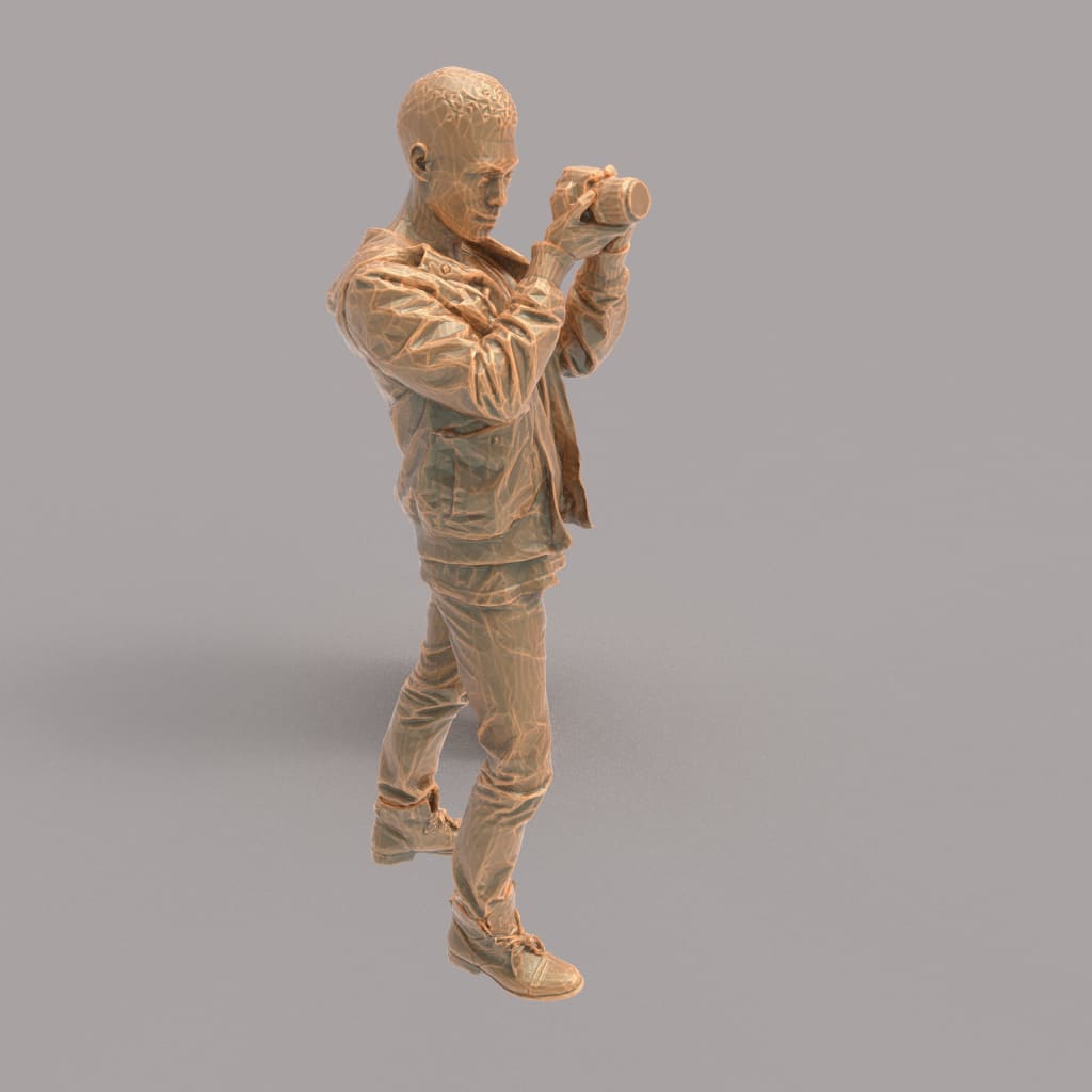 Male With Camera figure