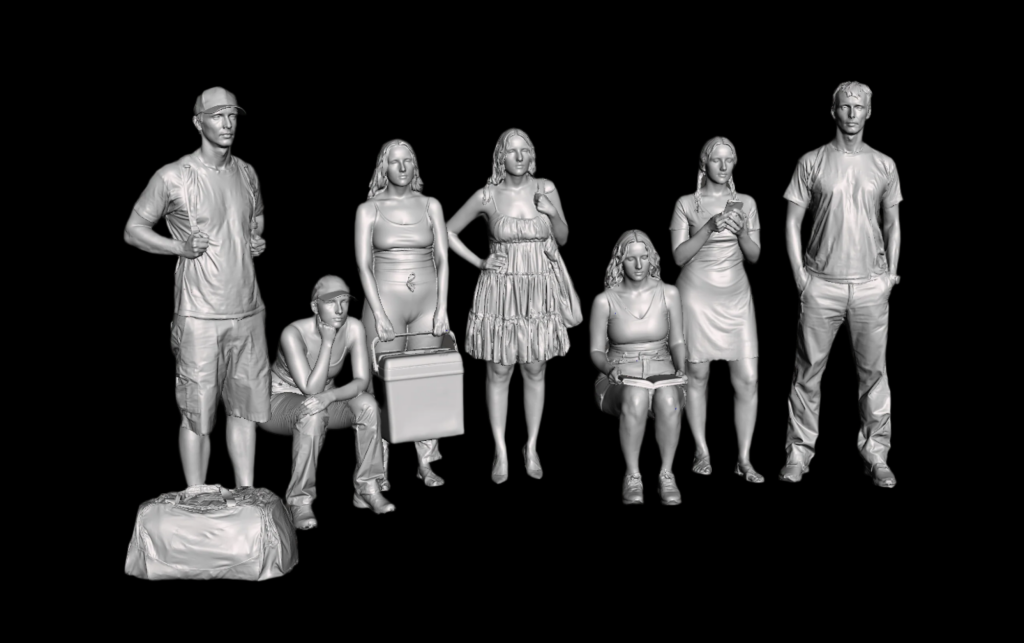 MM1102B OO Scale Passenger Figures