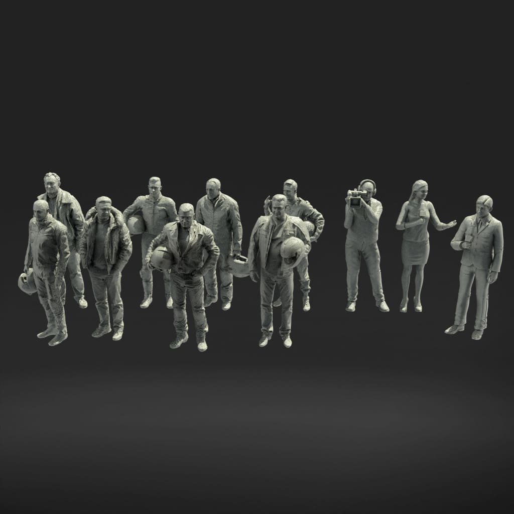 MM1106 Male Bike riders and Camera crew