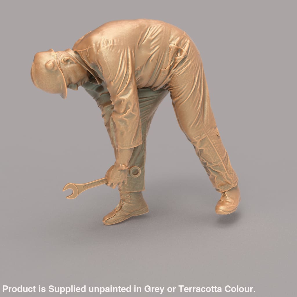 MM2106 Maintenance Worker Leaning over with spanner