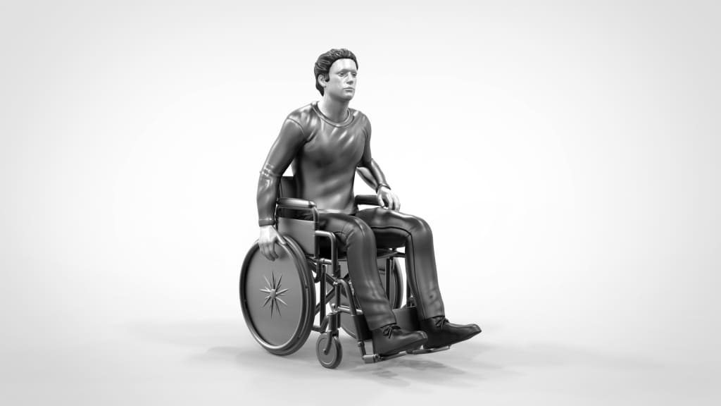 MM364 Male In Wheelchair