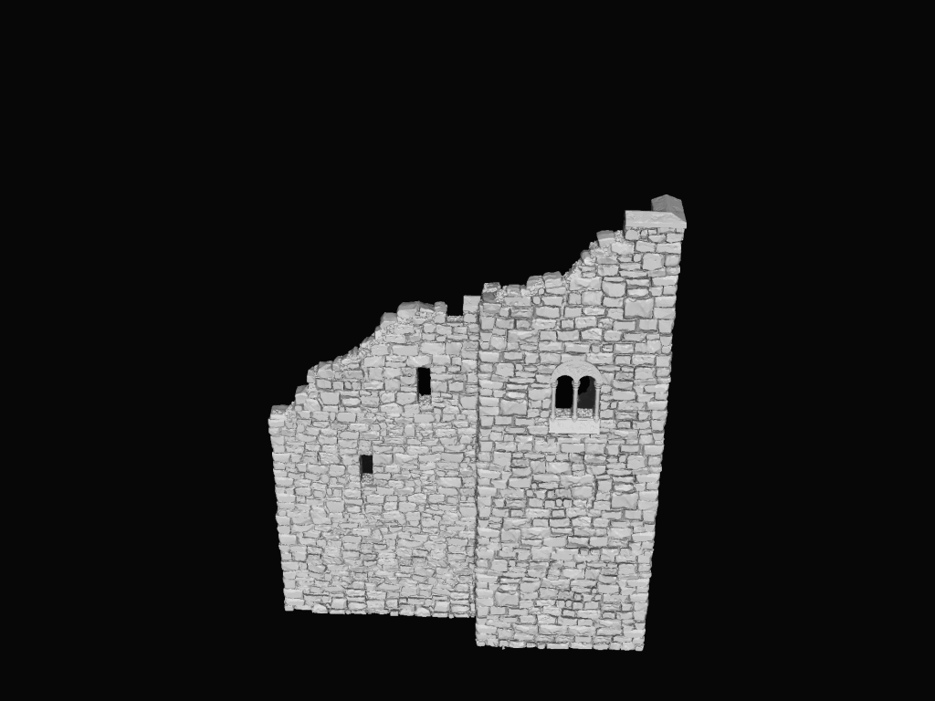 MM5030 Ruined Norman Tower N Scale