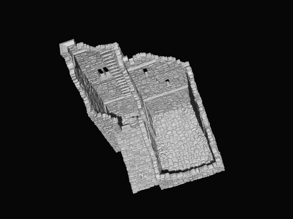 MM5030 Ruined Norman Tower N Scale