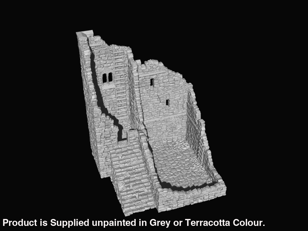 MM5030 Ruined Norman Tower N Scale